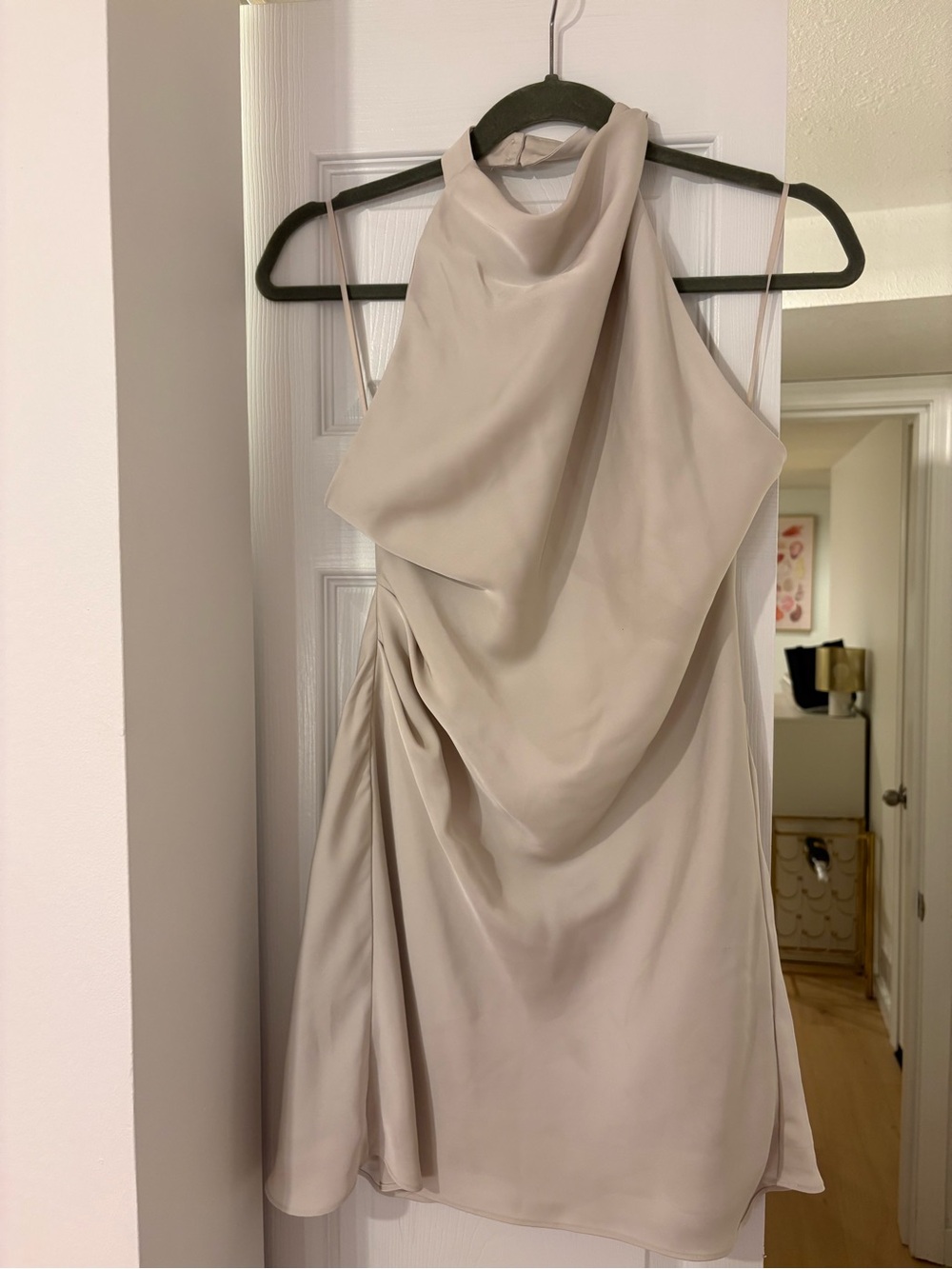 Aritzia audience dress satin